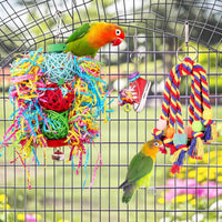 Parrot Parakeet Bird Toys, Cockatiel Budgies Cage Toys – Essentials for Birds - image 2