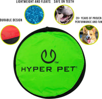 Hyper Pet Flippy Flopper Flying Disc Soft Dog Toy 9 Inch, Floats - Assorted / 9" Pack of 2 - image 3