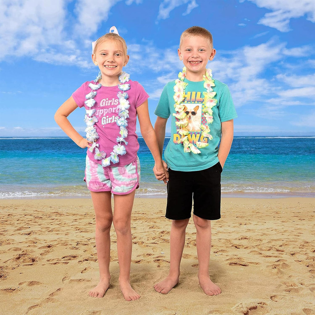 Joyin Toy 36 Counts Hawaiian Leis Bulk - 120 - image 2