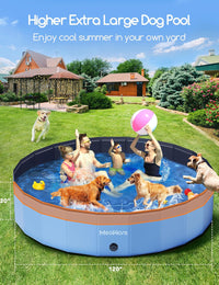 Meowant Extra Large Dog Pool Foldable 97'' - 7XL-120'' × 20'' - image 2