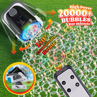 Upgraded Bubble Machine Outdoor Toys for Kids & Wedding Party – Fun for Kids & Family - Black - image 4