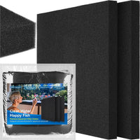 Borlech Aquarium Bio Filter Sponge Pad - 18.5"x18.5"x1.6" (50PPI) 2 PACK