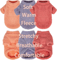 Dog Sweater, Dog Clothes for Medium Dogs Male or Boy - Pink+Purple+Magenta / Medium - image 3