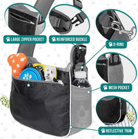 PetAmi Dog Sling Carrier for Small Dog - Black - image 4
