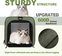 Cat Carrier 18x11x11 Top Load - Olive / 18.0"L x 11.0"W x 11.0"H - image 4