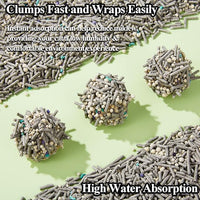 Vealind Cat Litter Fast Clumping Tofu Cats Litter, Flushable Ultra Absorbent 5 in 1 Dust-Free Flushable Odor Free Activiated Carbon Litter Pellets Unscented (2 PACK-16 Pounds)