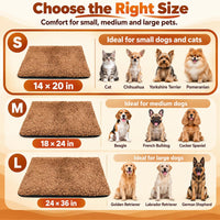 PatiencET Self Warming Cat Bed for Indoor Cats 18'' x 24'' - Khaki / 14*20 - image 3