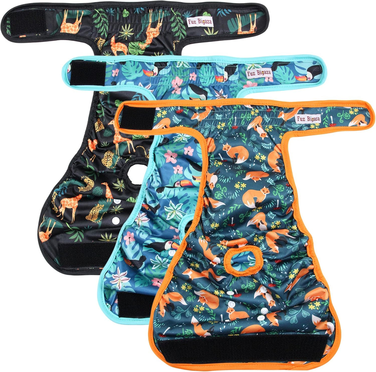 Washable Reusable Female Dog Diapers Small Medium Large Doggie Puppy - Giraffe / Small / 3 - image 2