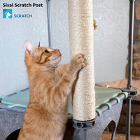 Kitty City Sleeper Cat Bed – Essentials for Cats - E) 3-Pack Scratching Posts / 13.875 H x 2.625 W x 2.625 D - image 2
