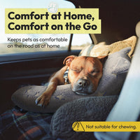 Dog Calming Pillow, Glow in The Dark Dog Put Head on - Medium / Gray - image 3