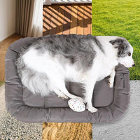 KHONSU PET Durable Dog Bed Tough and Tear Proof Dog Crate Bed, 800lbs Tear Strength PVC-Backed Waterproof Ped Bed Mat Indoor & Outdoor Use for Dogs up to 25 lbs