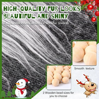 Tudomro 45 Pcs Halloween Gnome Beards for Crafting DIY Gnome Beard - Gray, Camel, White / 45 - image 4