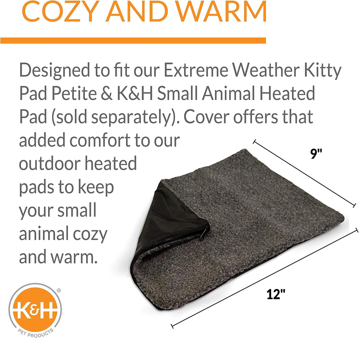 K&H PET PRODUCTS Small Animal Heated Pad Deluxe Replacement Cover - Petite 9 X 12 Inches - image 2