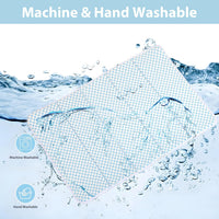 Dog Cooling Mat for Large Dogs, 35"x23" Memory Foam Pet Pad – Essentials for Dogs - Blue / 41"L x 27"W x 0.8"H - image 3