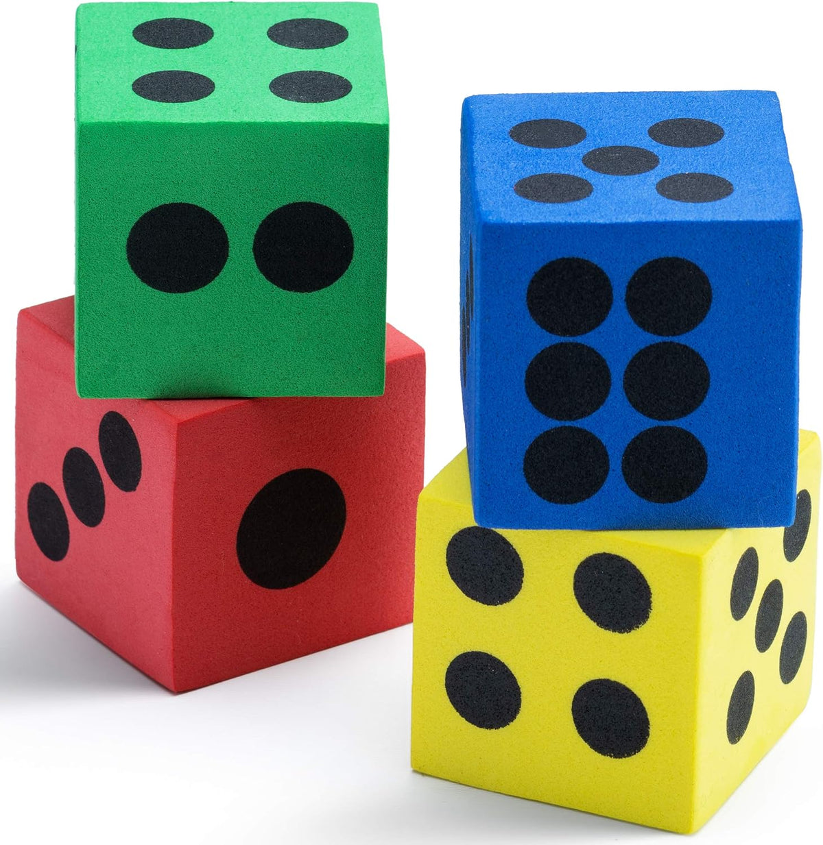 Foam Dice Set, Bulk Pack of 36, Use for Kids, Classrooms - 12-Pcs - image 4