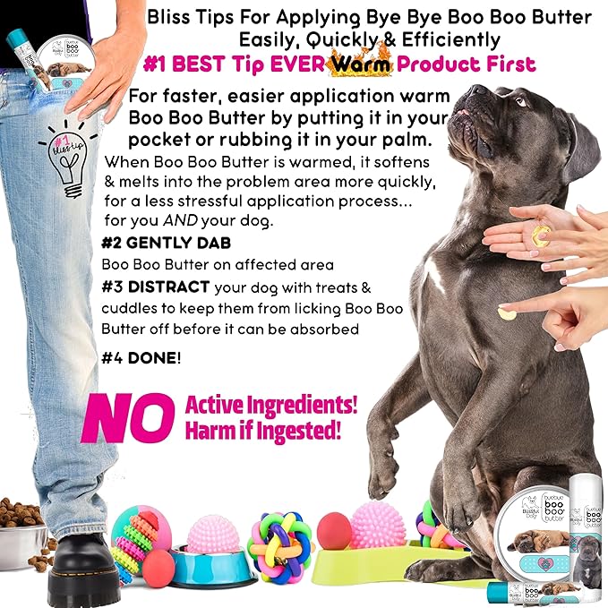 The Blissful Dog Cane Corso Boo Boo Butter, 0.50-Ounce