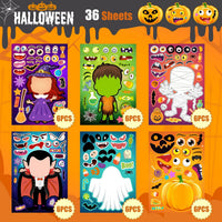80 Packs Pumpkin Decorating Kit - Halloween Stickers - image 2