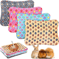 Haull 4 Pcs Waterproof Guinea Pig Bedding Mat, 13 x 10 - Stars / 13 x 10 Inch