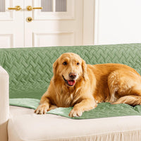 gogobunny 100% Double Sided Waterproof Dog Blanket Soft Pet Bed Cover - 30x30 Inch (Pack of 1) / Dark Green/Light Green