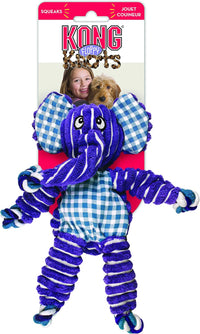 KONG Floppy Knots Rope and Plush Dog Toy - Elephant / Small/Medium - image 3