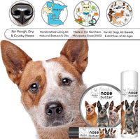 The Blissful Dog Australian Cattle Nose Butter, Versatile Dog Nose Balm for Dry Nose, Handcrafted Nose Moisturizer, Easy-to-Apply Dog Essentials, Unscented, 1 oz.