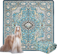 Washable Pee Pads for Dogs, Reusable Puppy Pads 36"x 41" 2 Pack – Essentials for Dogs - Medallion Blue / 72"*72"(Pack of 1)