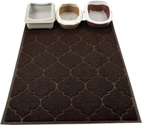 LittleTiger Cat Litter Mat, XL Super Size, Phthalate Free - Brown - image 2
