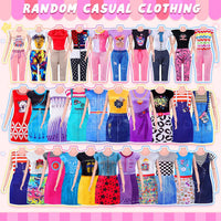 135 Pcs Doll Clothes and Accessories with Doll - MT027A - image 4