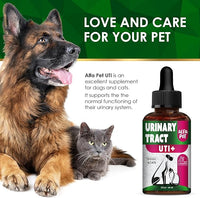 Сat Urinary Tract Infection Treatment with Cranberry – Dog UTI Treatment to Care for Bladder – Cat UTI Treatment for Kidneys – Preventive Support for Renal Health in Drops – 2 Oz