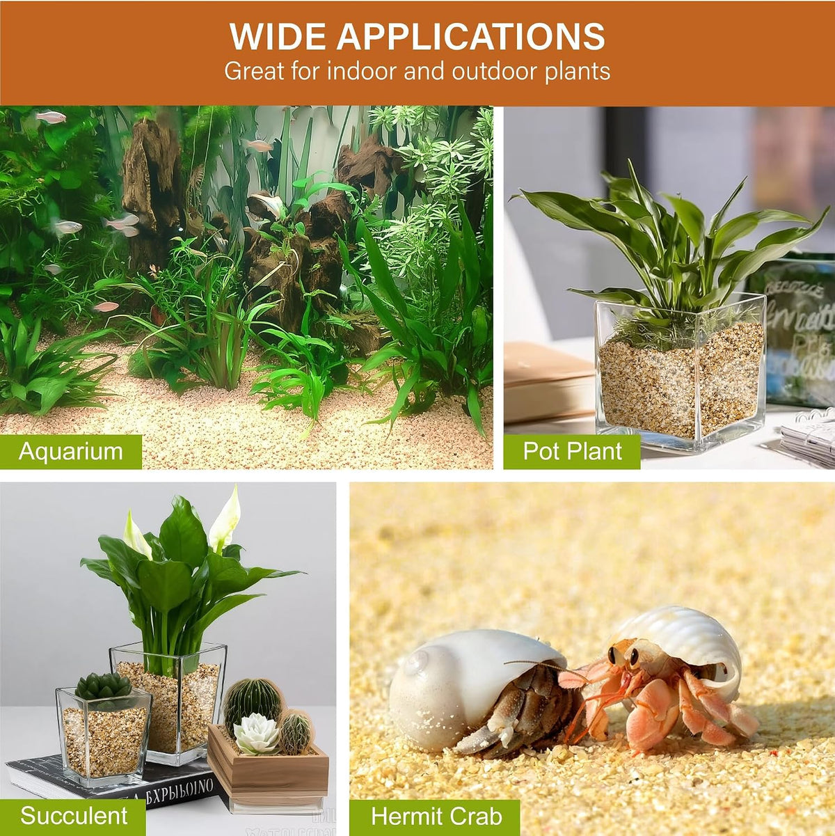 NUPICK 1-2mm Coarse Sand for Plants - 1-2mm / 12lb - image 2