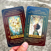 Tarot Deck Unique, 78 Floral Tarot Cards with Guidebook - Floral Tarot With Meanings - image 4