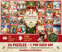 Christmas Advent Puzzle 1000 Piece Countdown 2026 – Fun for Kids & Family - Christmas Advent Puzzle