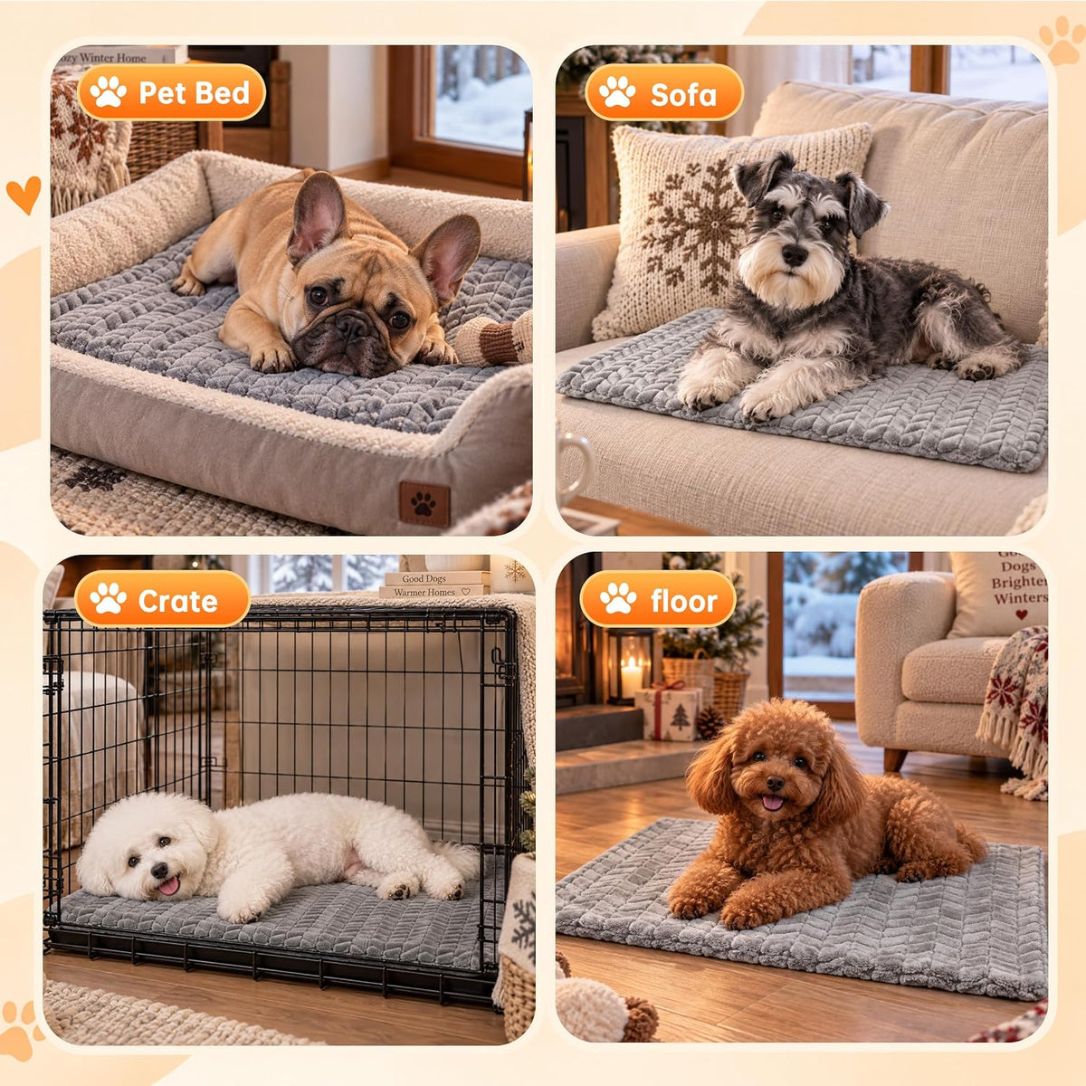 PatiencET 18"x28" Heated Pet Bed - 18*28 - image 3