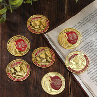 Nosiny 10 piece armor of God prayer coins in classic style alloy metal - view 13