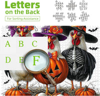 Blueforest Puzzles for Adults 500 Pieces - Halloween Chicken / 20" X 20" - image 3