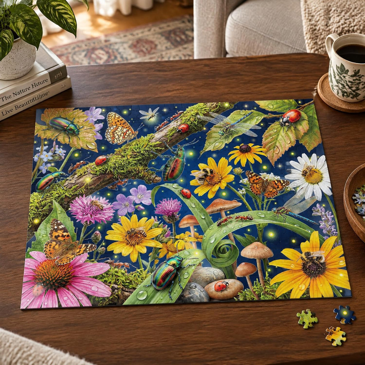Nattork Jigsaw Puzzle 1000 Pieces for Adults - Insect World - image 4