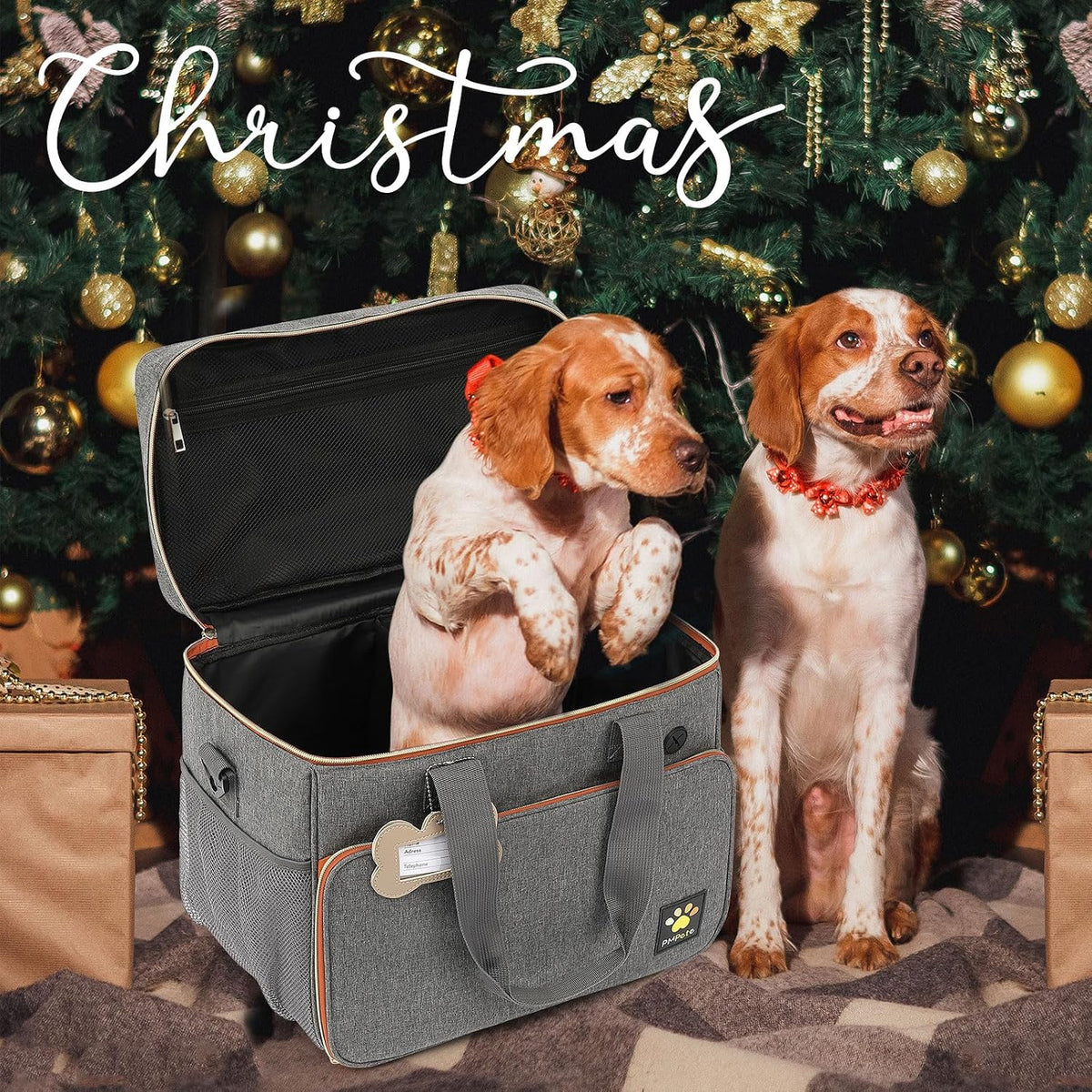 Dog Travel Bag – Essentials for Dogs - Grey - image 3