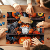 Halloween Puzzle 500 Piece with Lettered for Adults Gift - 500piece - Pumpkin Bookshelf - 20x20" / Spooky Halloween - image 4