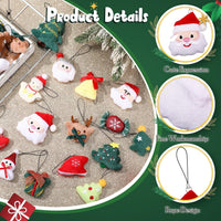 Libima 150 Pcs Mini Stuffed Animals Keychain, Plush Toys - 60 / Christmas - image 3