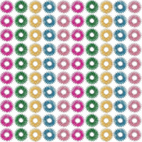 Tondiamo 100 Pack Spiky Sensory Acupressure Finger Rings - Vivid Colors