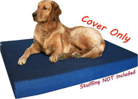 Dogbed4less 40X35X4 Inches Blue Color Durable Denim Jean Dog Pet Bed - 41"X27"X4" - image 2