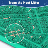 Smiry Cat Litter Box Mat 30x17 - 36x24 / Green - image 2