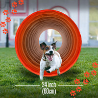 Dog Tunnel, Dog Agility Tunnel, Play - Red - image 4