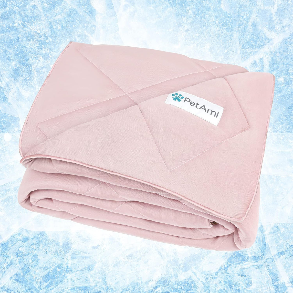 PetAmi Cooling Dog Blanket Lightweight for Small Pet Cat, 24x32 - Pink / Queen (90x90) - image 3