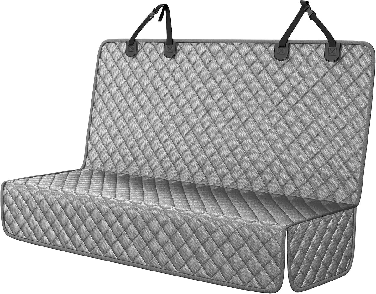 Waterproof Scratchproof Pet Bench Seat Covers for Cars, SUVs – Essentials for Dogs - gray / Medium-52"W