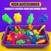 Asoxt Sensory Bin for Boy Girl Kid Toy, 17 Molds - image 3