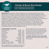 Natural Balance Limited Ingredient Adult Dry Dog Food with Healthy Grains, Chicken & Brown Rice Recipe, 24 Pound (Pack of 1)