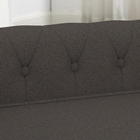 Dog Sofa Couch for Medium to Large Dogs, Memory Foam Pet Sofa Couch with Washable Fabric, Durable Elevated Dog Bed with Legs, Removable Cushion for Medium and Large Dogs, Dark Brown