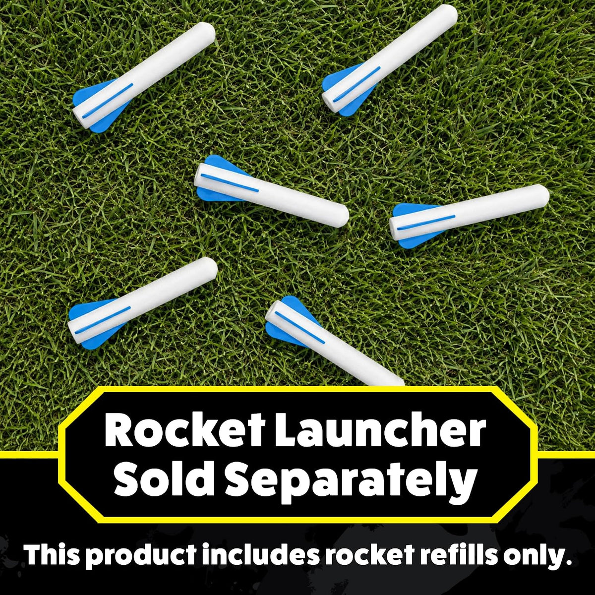 Stomp Rocket Jr Glow Rocket Refill Pack Soars Up to 100ft - Jr Glow Refill 6 Pack - image 2