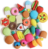 Mr. Pen, Mini Food Pencil Erasers Toy Set - Bright 1